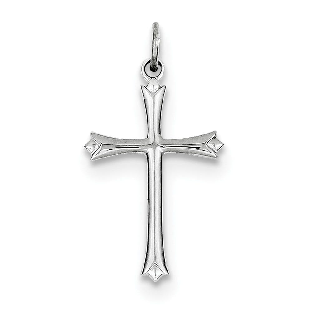 Fleur De Lis Cross Charm