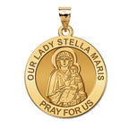Our Lady Stella Maris Round Religious Medal