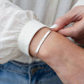Dainty Thin Name Bar Bracelet