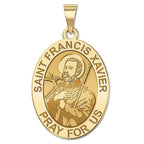 Saint Francis Xavier Oval Religious Medal