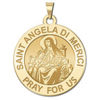 Saint Angela Di Merici Round Religious Medal