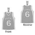 Basketball Jersey Pendant with Name & Number