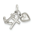 Sterling Silver Faith, Hope & Charity Charm
