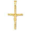 Polished Hollow Crucifix Pendant