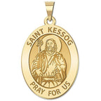Saint Kessog Religious Medal - Oval