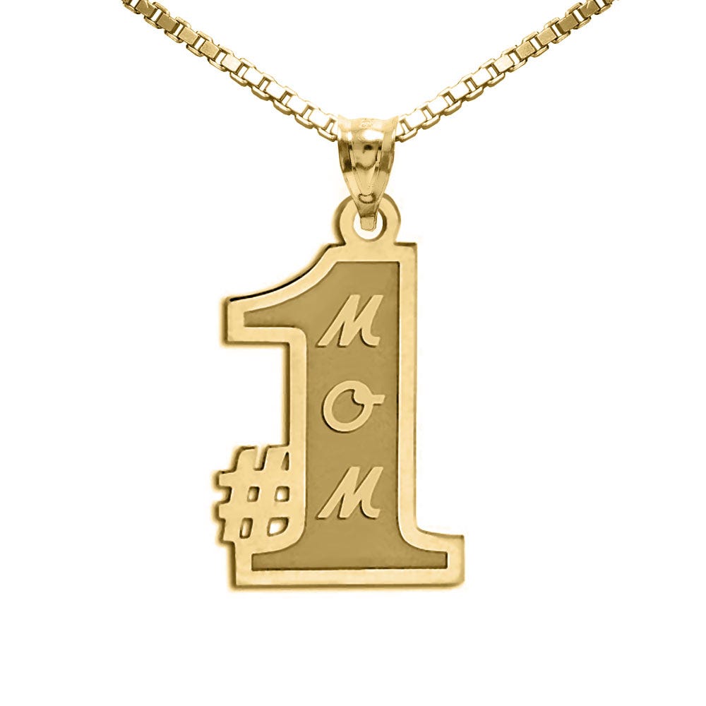 #1 Mom Pendant or Charm