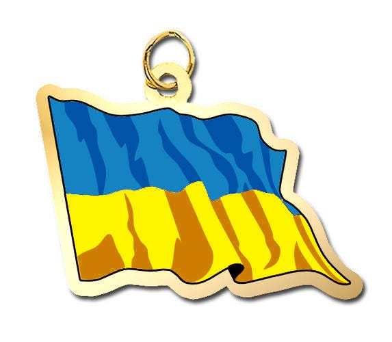 Ukraine Flag Charm