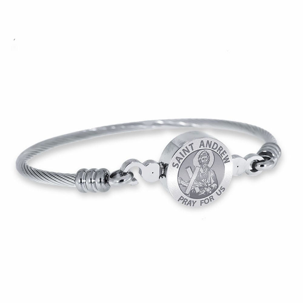 Saint Andrew Bangle Bracelet
