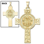 Saint Benedict Jubilee Doublesided Cross Religious Medal