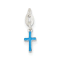 Enameled Cross Charm