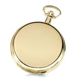 Charles Hubert Photo Gold Tone Pocket Watch