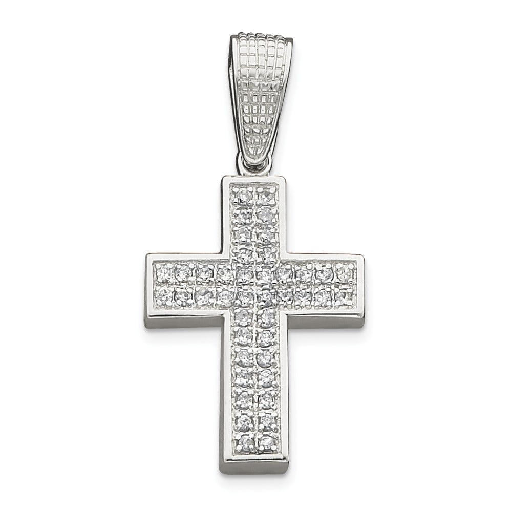 Cubic Zirconia Cross Pendant