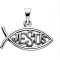 Fish with "Jesus" Pendant