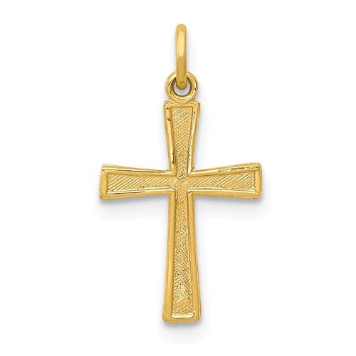 14K Cross Charm
