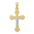 Gold Plated Crucifix Pendant