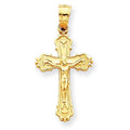 14K Yellow Gold Small Crucifix Pendant