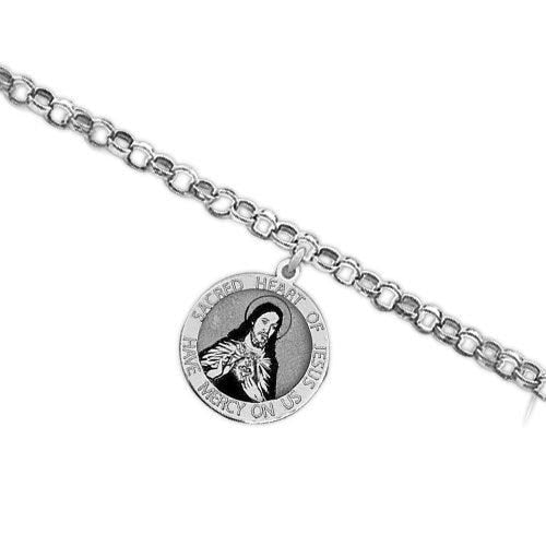 Sacred Heart of Jesus Religious Anklet