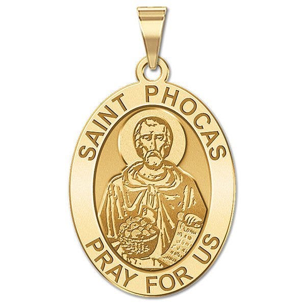 Saint Phocas Medal Oval