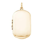 14K Gold Filled Dog Tag Photo Locket