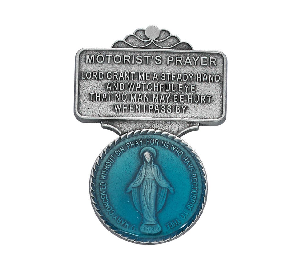 Miraculous Blue Enameled Visor Clip