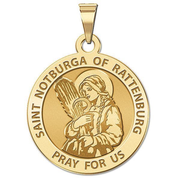 Saint Notburga Of Rattenburg Religious Medal