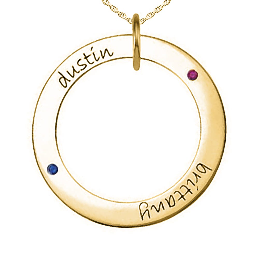 Two Birthstones Disc