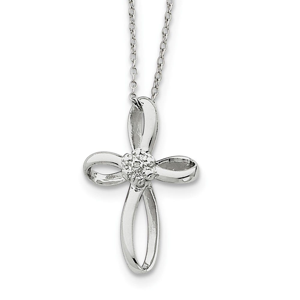 Cross Diamond Necklace