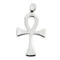 Sterling Silver Ankh-Style Cross Pendant