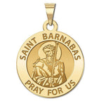 Saint Barnabas Round Religious Medal