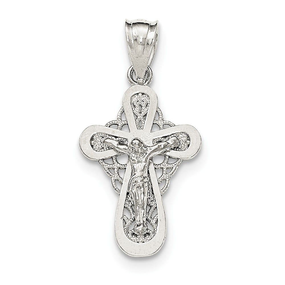 Polished Small Crucifix Pendant
