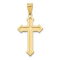 14K Yellow Gold Passion Cross Pendant