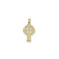 14K Celtic Cross Pendant