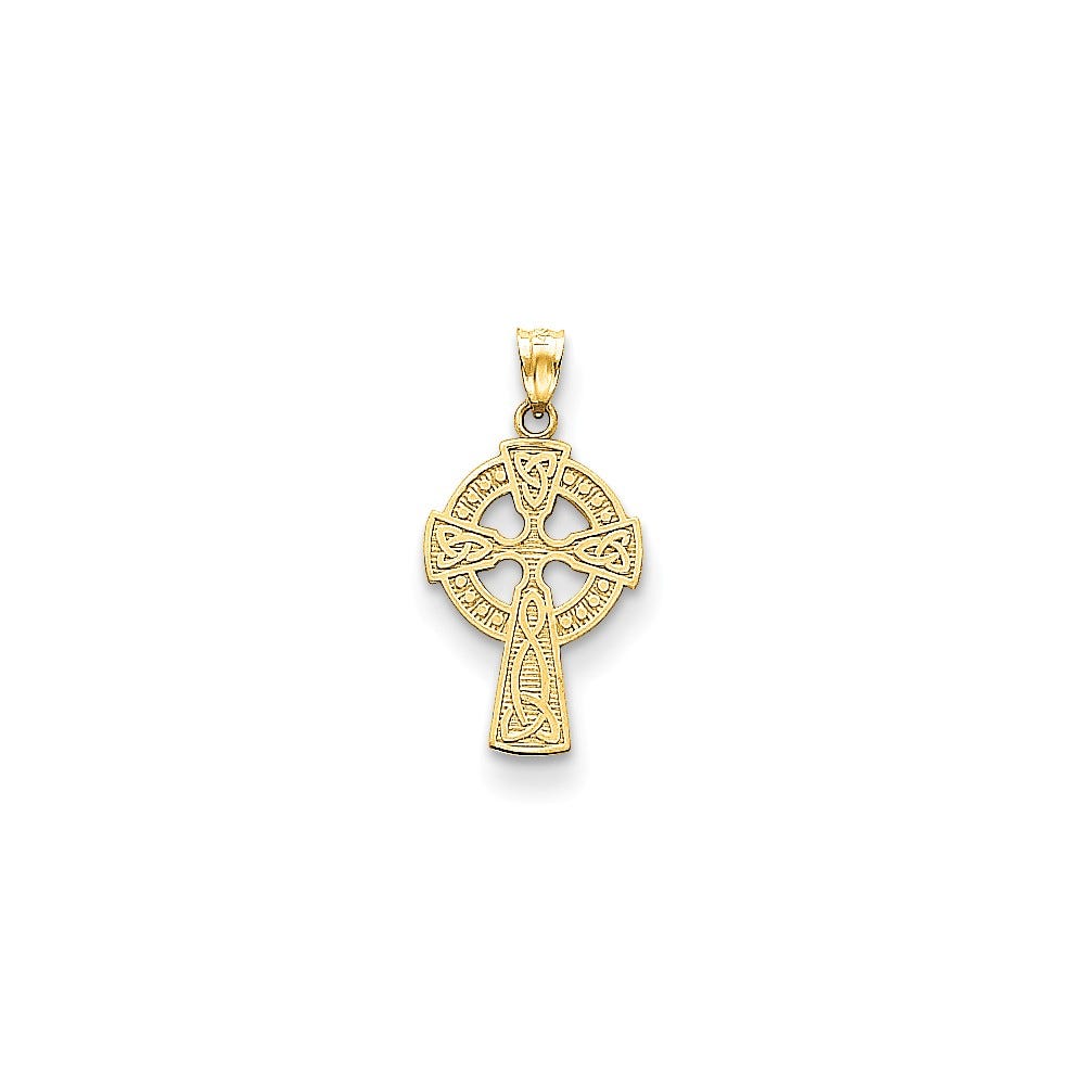 14K Celtic Cross Pendant
