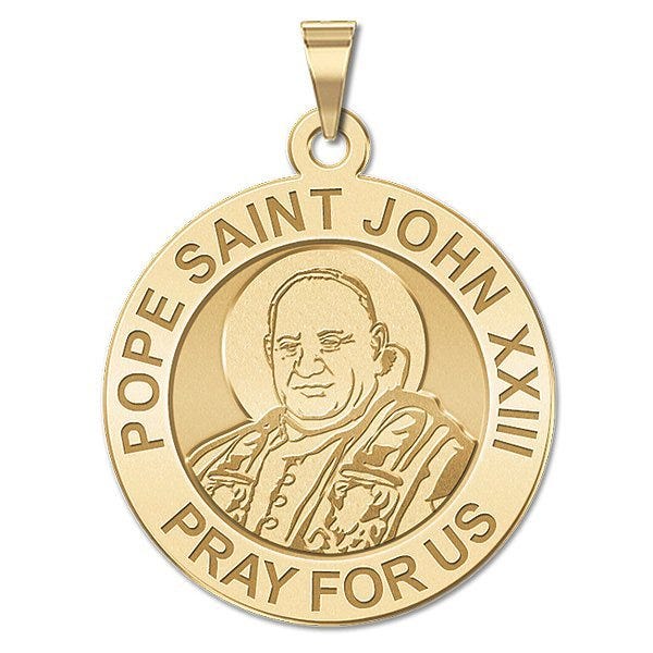 Pope Saint John Xxiii Religious Round Medal