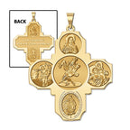 Four Way Cross Wrestling Medal