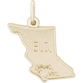 British Columbia Map Engravable
