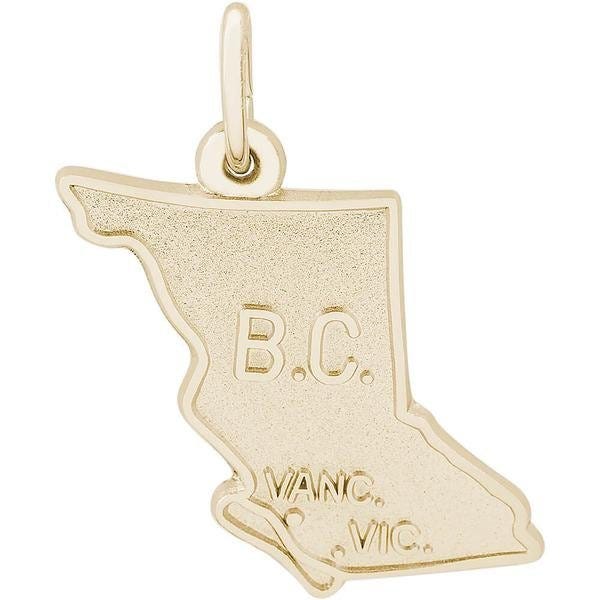 British Columbia Map Engravable