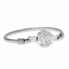 Saint Gianna Molla Bangle Bracelet