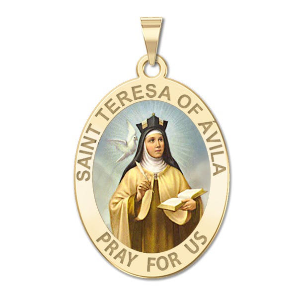 Saint Teresa Of Avila Oval Medal