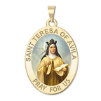 Saint Teresa Of Avila Oval Medal