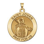 Saint Jovan Round Religious Medal