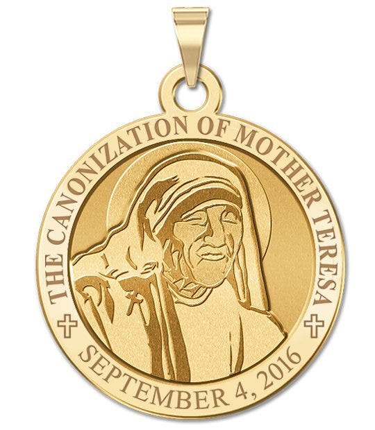 Canonization of Mother Teresa Commemorative Religious Medal in Laser