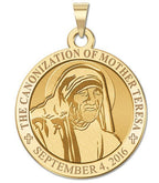 Canonization of Mother Teresa Commemorative Religious Medal in Laser