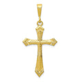 10K Gold Plated Cross Charm