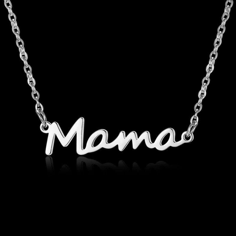 Mama Necklace with 18" Chain