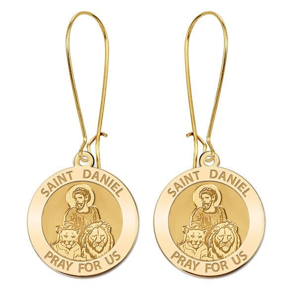 Saint Daniel the Stylite Earrings