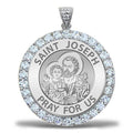 Saint Joseph CZ Religious Round Medal