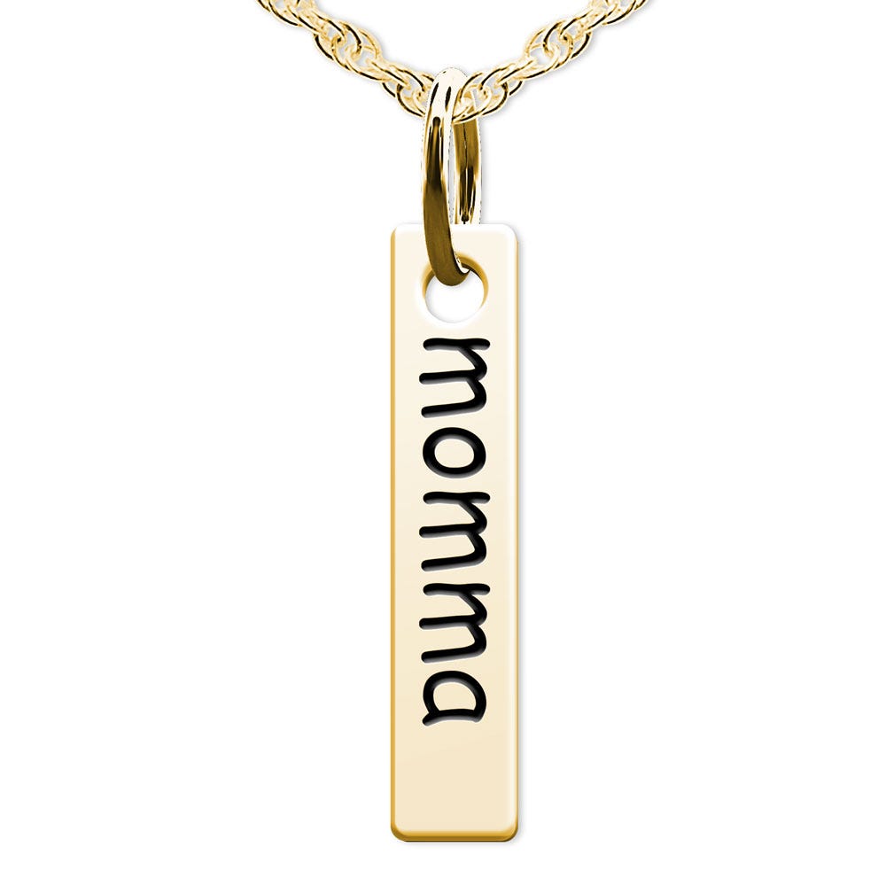 Momma Tall Tag Charm