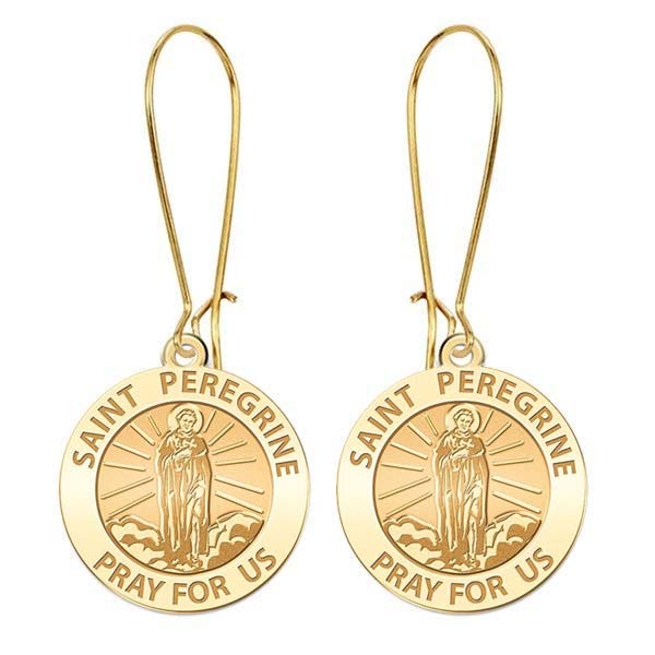 Saint Peregrine Earrings