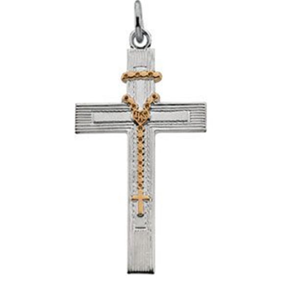 Cross Pendant with Rosary